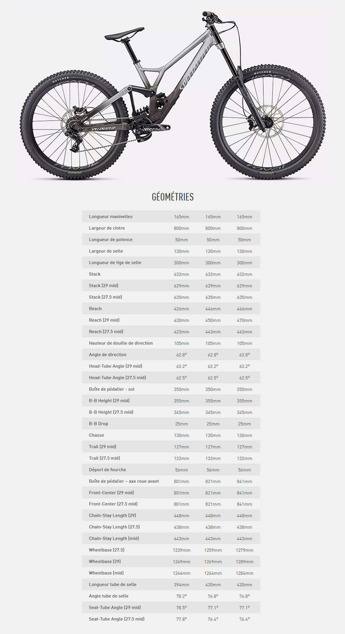 Vélo électrique Demo Expert Guide de taille